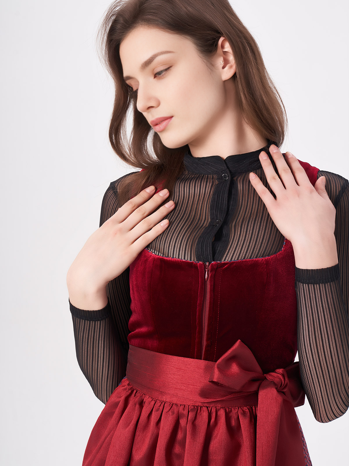Dirndl Königsblau