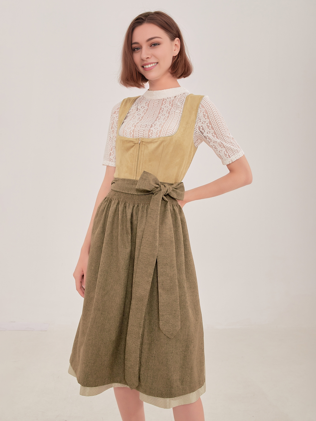 Dirndl in Grün – eleganter Look für festliche Anlässe