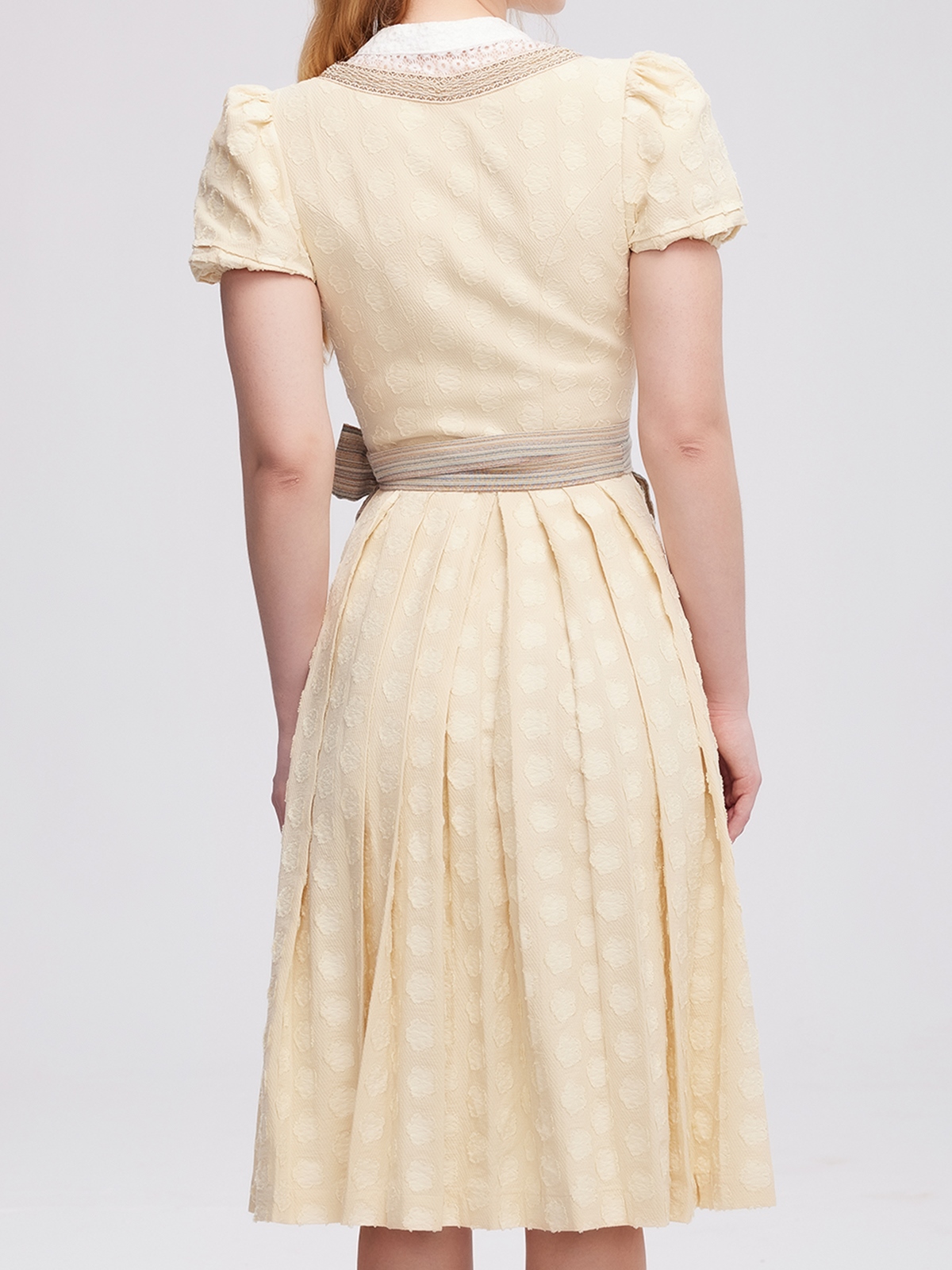 Dirndl mit Reißverschluss in Gelb