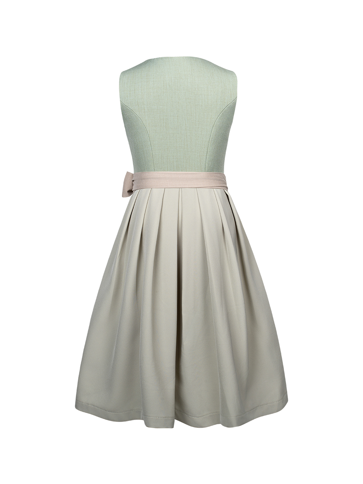 Dirndl in Grün mit traditioneller Stickerei