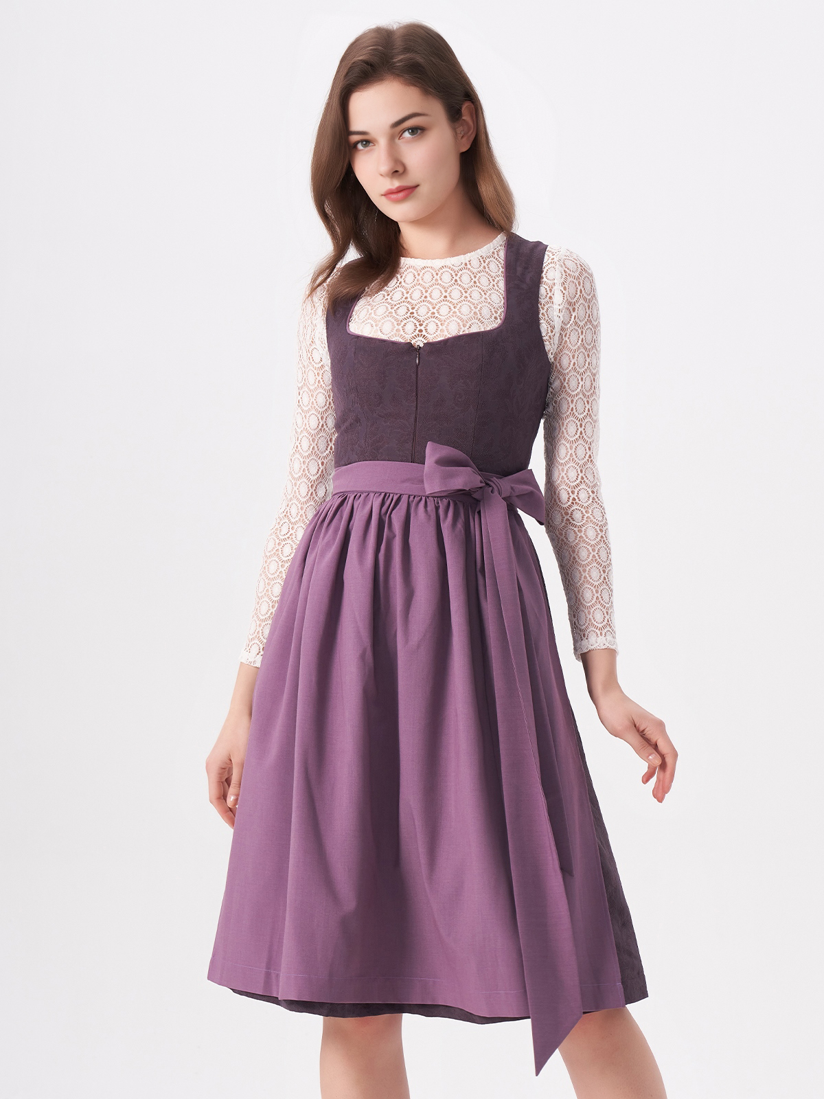 Dirndl kurz günstig in Lila