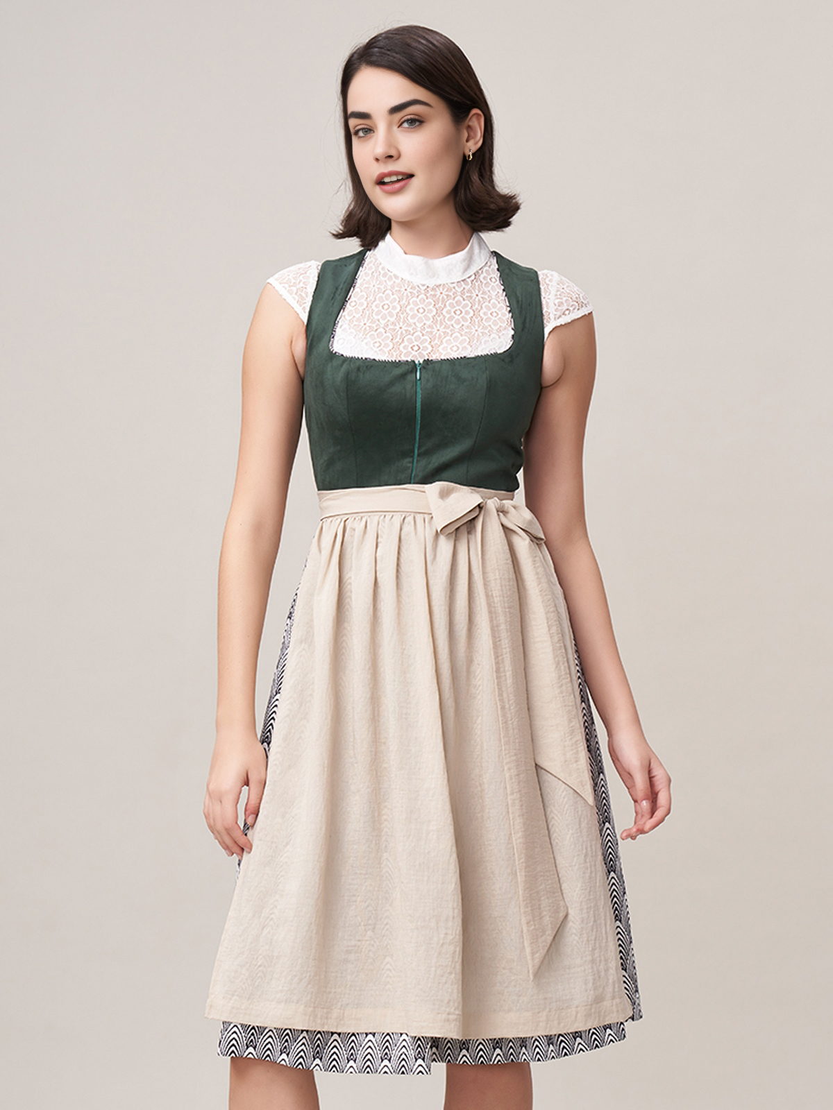 Ehreer Dirndl in Grün – stilvoll & modern