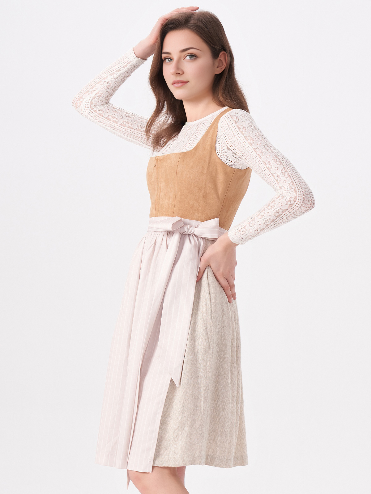 Dirndl in eleganter violetter Ausführung